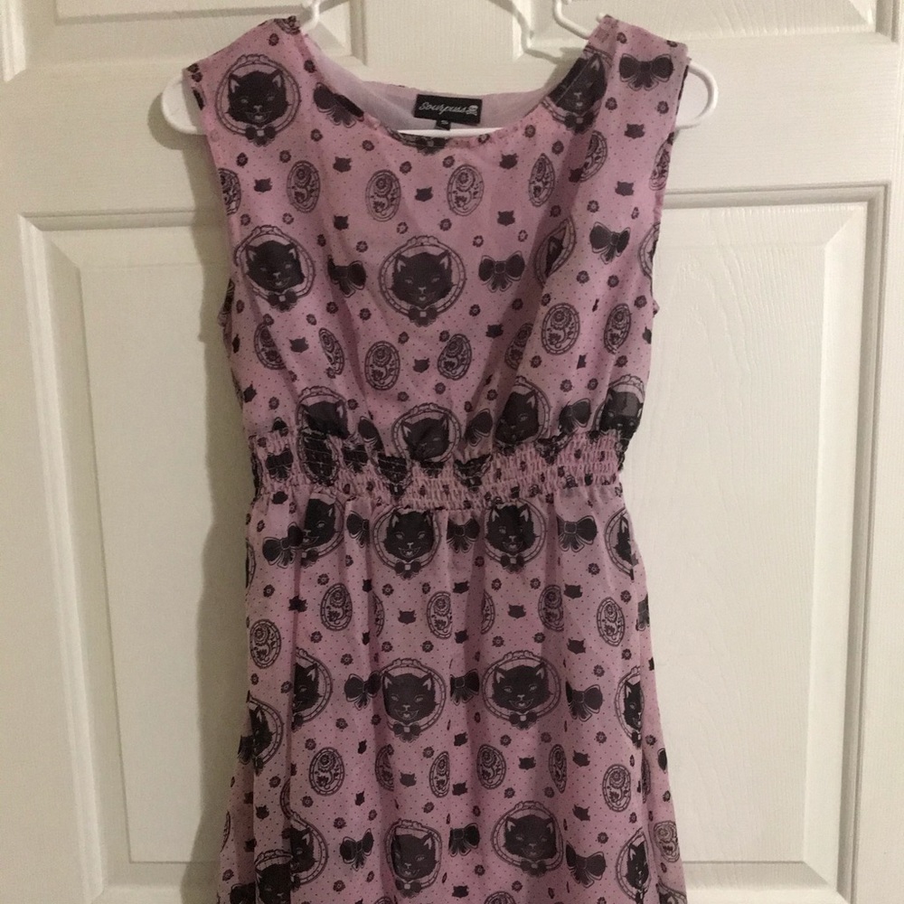 Sourpuss Clothing Cat dress/tunic size Small